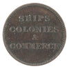 PE-10-29 (1835) PEI Ships, Colonies & Commerce Token VF-EF (VF30)