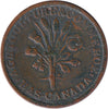 LC-27 No Date Lower Canada Un Sou, Agriculture & Commerce Bank Token, Fine (F12)