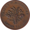 LC-2A3 No Date (1835) Lower Canada Un Sou, Trade & Agriculture Bank Token, VF-EF (VF30)