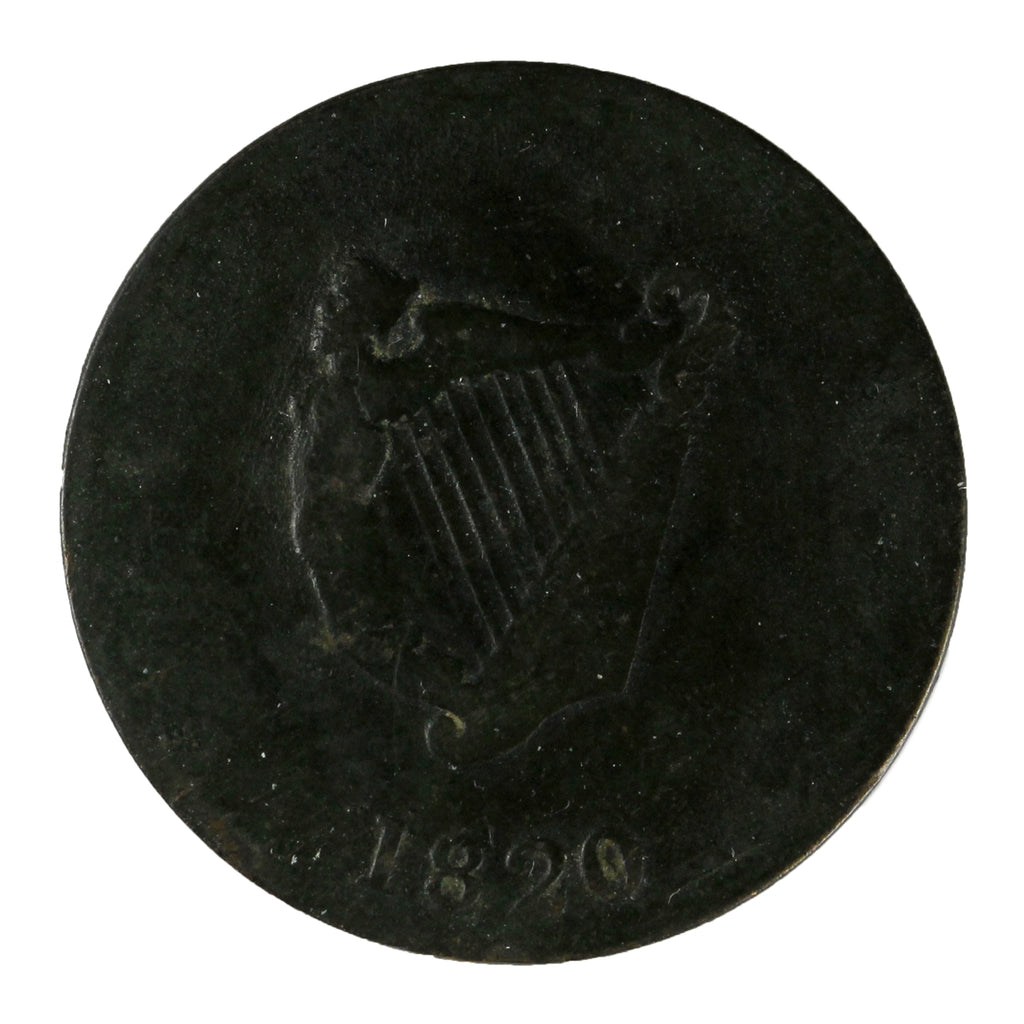 LC-60-12 1820 Lower Canada Bust & Harp Small Breast Token Extra Fine (EF40) LC-60C2 $