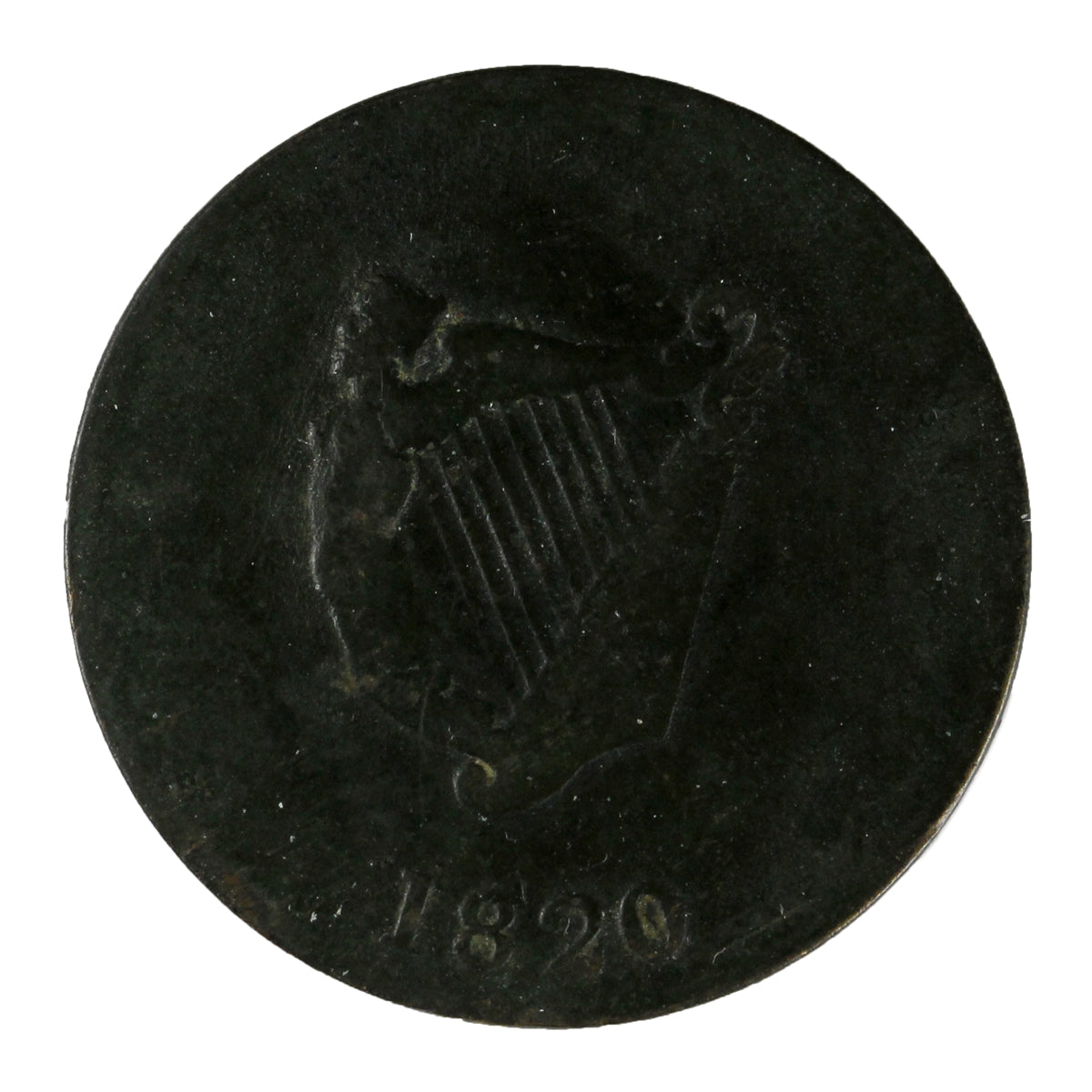 LC-60-12 1820 Lower Canada Bust & Harp Small Breast Token Extra Fine (EF40) LC-60C2 $