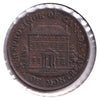 PC-1B3 1844 Province of Canada 1/2 Penny Token, F-VF (F15)