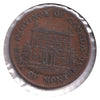 PC-1B4 1844 Province of Canada Bank of Montreal Half Penny Token Fine (F12)