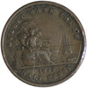 PC-3 1852 Province of Canada Quebec Bank Half Penny Token F-VF (F15)