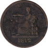 LC-48A2 1812 Lower Canada Tiffin Half Penny Bank Token, Extra Fine (EF40)