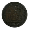 LC-48A1 1812 Lower Canada 4 Leaves 3 Daisies Tiffin Half Penny Token Very Fine (VF20)