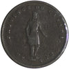 PC-3 1852 Province of Canada Quebec Bank Half Penny Token VG-F (VG10)