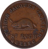 BR-571 Maison Jacques Carties St. Roch Quebec Penny Bank Token, F-VF (F15)