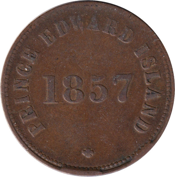 PE-7C1 1857 PEI Self Government & Free Trade Token, Fine (F12)