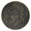 LC-60E2 1820 Lower Canada Bust & Harp Nine Strings, Brass Token Extra Fine (EF40)