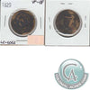 LC-60E2 1820 Lower Canada Bust & Harp Nine Strings, Brass Token VF-EF (EF40)