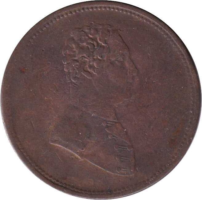 LC-53A2 1825 Lower Canada To Facilitate Trade Closed Sleeve Token F-VF (F15) $