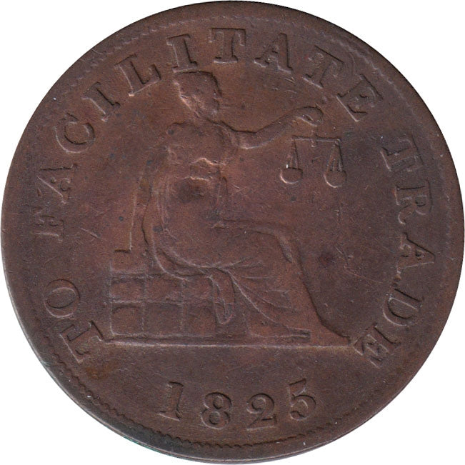 LC-53A2 1825 Lower Canada To Facilitate Trade Closed Sleeve Token F-VF (F15) $