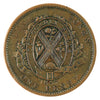 LC-9B2 1837 Lower Canada Quebec Bank One Penny Token Extra Fine (EF40) $