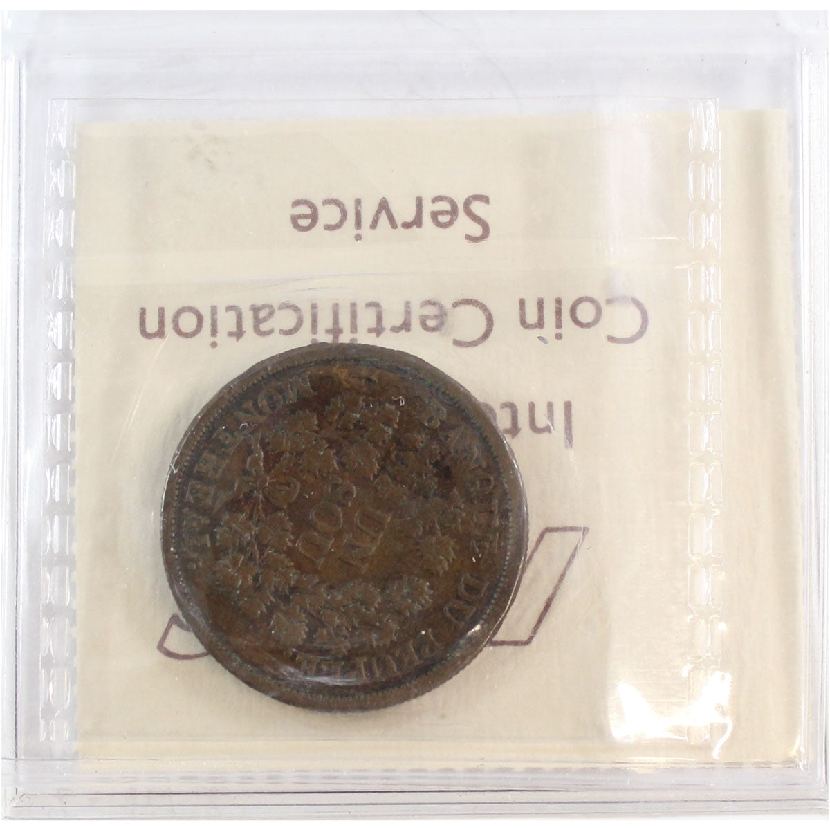 LC-5A2 (1836) Lower Canada Un Sou ICCS Certified VF20 BR# 715