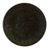 LC-48A2 1812 Lower Canada 2 Leaves 3 Daises Copper Tiffen Half Penny Token Fine (F12)