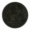 LC-48A2 1812 Lower Canada 2 Leaves 3 Daises Copper Tiffen Half Penny Token VG-F (VG10)