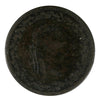 LC-48A2 1812 Lower Canada 2 Leaves 3 Daises Copper Tiffen Half Penny Token VG-F (VG10)