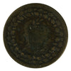 LC-48C2 1812 Lower Canada Clockwise Wreath, Brass Tiffen Half Penny Token VF-EF (VF30)