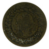 LC-48C2 1812 Lower Canada Clockwise Wreath, Brass Tiffen Half Penny Token Fine (F12)