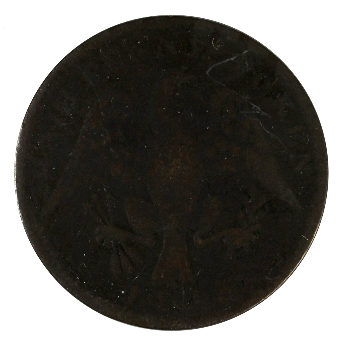 LC-54D1 1815 Lower Canada Spread Eagle Half Penny Token Very Good (VG8)