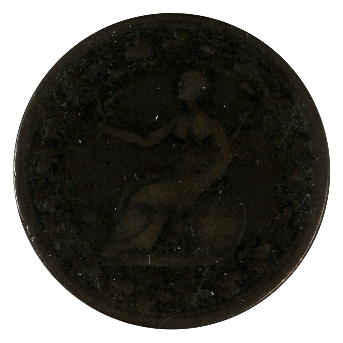 LC-54D1 1815 Lower Canada Spread Eagle Half Penny Token Very Good (VG8)