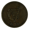 LC-60-7 1820 Lower Canada Shamrock at Left Bust & Harp Token Extra Fine (EF40) LC-60D2