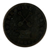 UC-9A2 1820 Upper Canada Points Between DA Commercial Change Half Penny Token F-VF (F15)