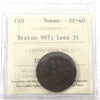 BR-997 Ships Colonies & Commerce Token ICCS Certified EF40 Lees 31