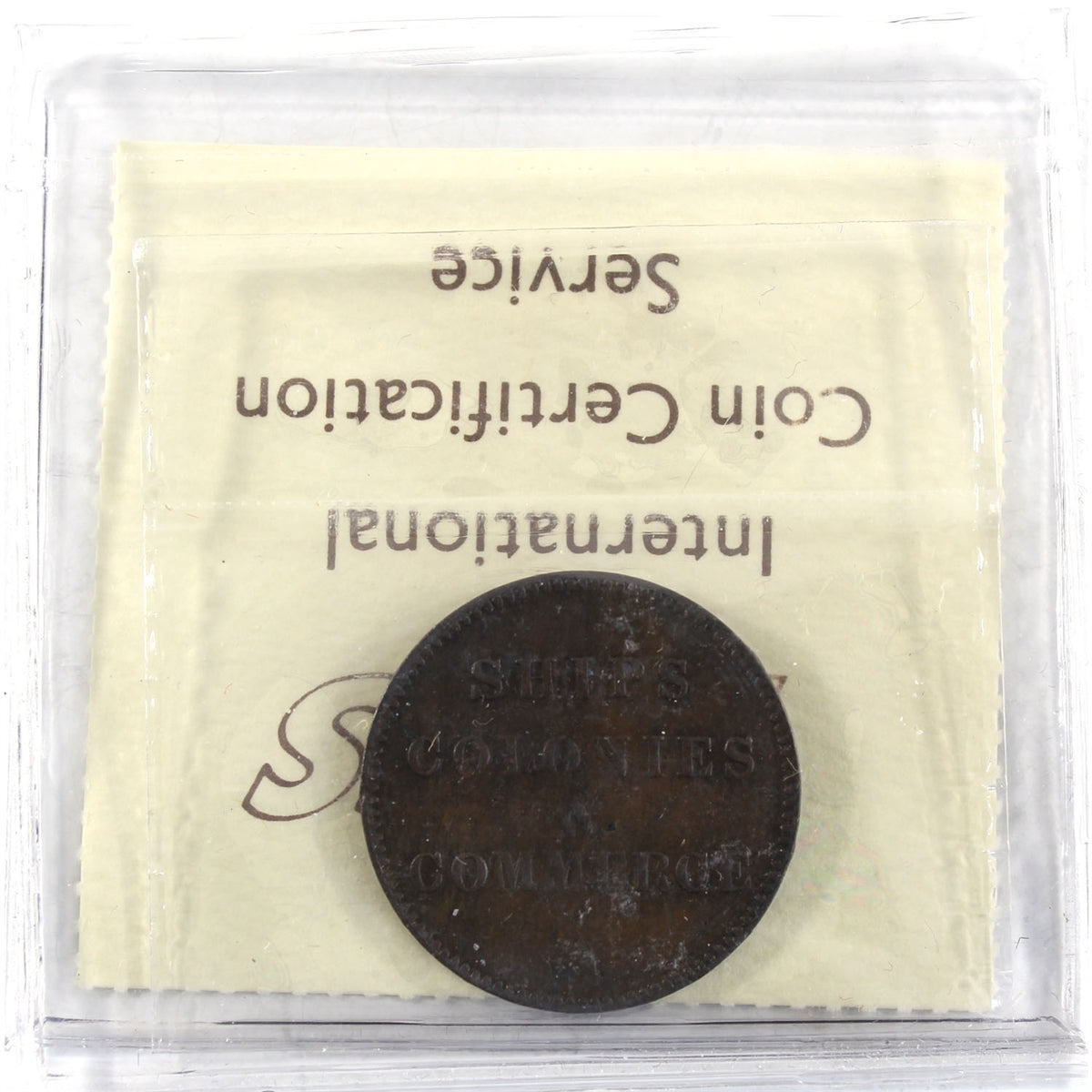 BR-997 Ships Colonies & Commerce Token ICCS Certified VF30 Lees 31