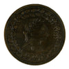 LC-48C2 1812 Lower Canada Clockwise, Brass Tiffin Token Uncirculated (MS60) $