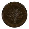 LC-2A5 1835 Lower Canada Un Sous Trade & Agriculture Short Stem Token EF-AU (EF45) $
