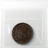 PC-3 1852 Province of Canada Quebec Bank Half Penny Token ICCS Certified EF40 BR# 529
