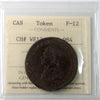 WE-12 1813 Wellington Vittoria Penny Token ICCS Certified F12 BR# 984