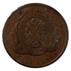 LC-8A1 1837 Lower Canada City Bank Half Penny Token G-VG (G6)