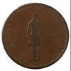 LC-8A1 1837 Lower Canada City Bank Half Penny Token G-VG (G6)
