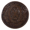 LC-8B2 1837 Lower Canada Quebec Bank Half Penny Token G-VG (G6)