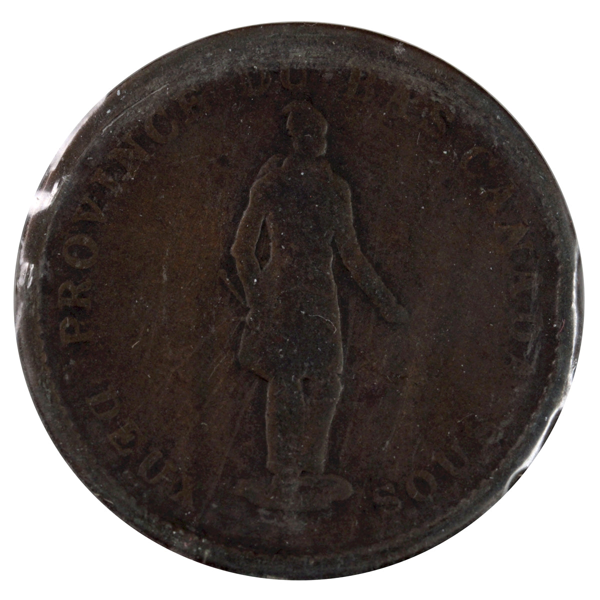 LC-9A2 1837 Lower Canada, City Bank Penny Token G-VG (G6)