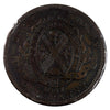 LC-9B1 1837 Lower Canada, Quebec Bank, Stong, Period Penny Token Fine (F12)