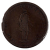 LC-9B1 1837 Lower Canada, Quebec Bank, Stong, Period Penny Token VG-F (VG10)