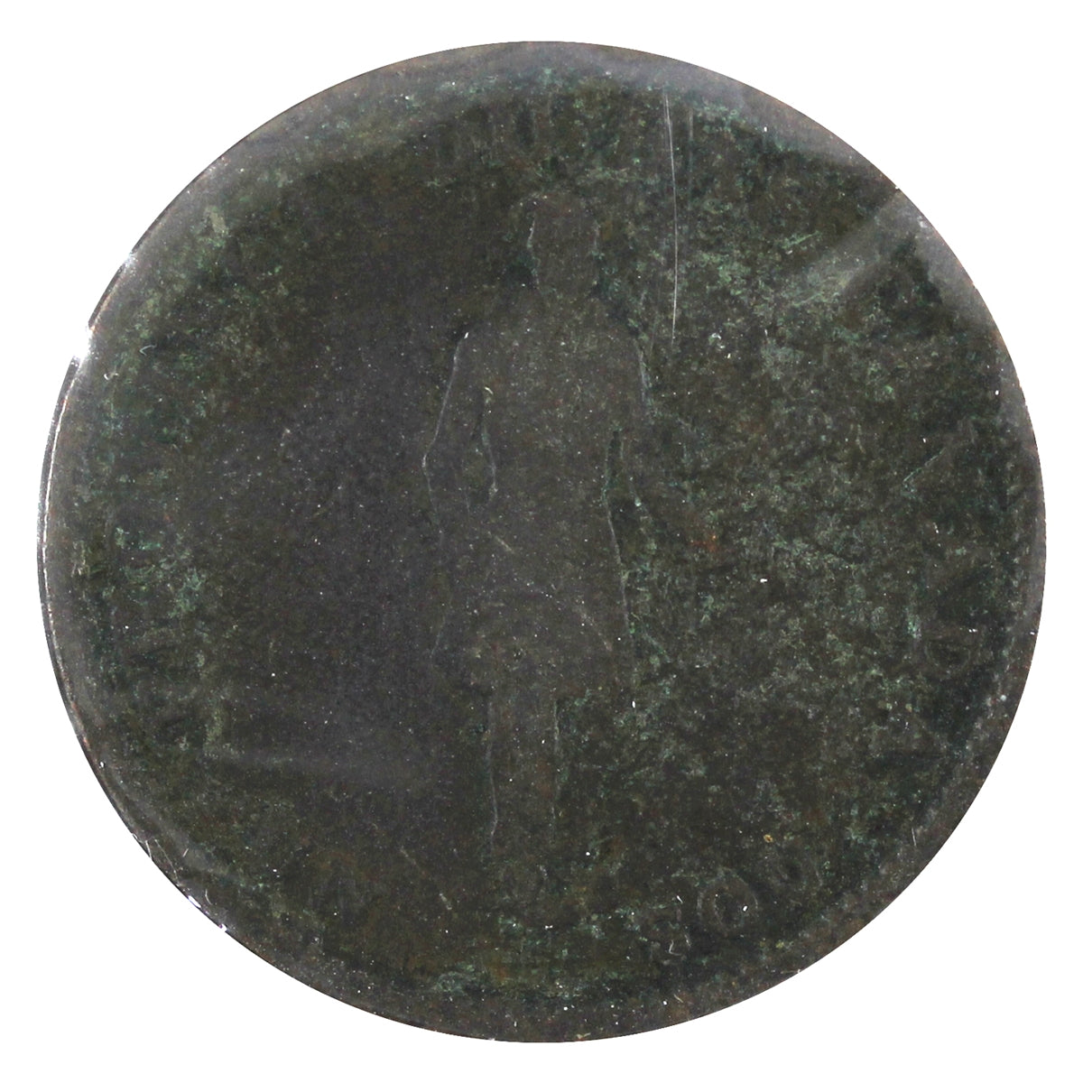 LC-8D1 1837 Lower Canada City Bank Half Penny Token Good (G6)