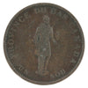 LC-8C1 1837 Lower Canada Bank du Peuple Half Penny Token G-VG (G6)