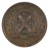LC-8D1 1837 Lower Canada, Bank of Montreal Half Penny Token F-VF (F15)