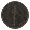 LC-9B4 1837 Lower Canada Quebec Bank One Penny Token Fine (F12)