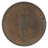 LC-9C2 1837 Lower Canada Banque du Peuple One Penny Token G-VG (G6)