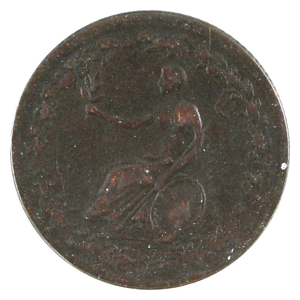 LC-54C1 1814 Lower Canada Spread Eagle Half Penny Token F-VF (F15)