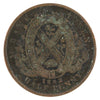 PC-1A3 1842 Province of Canada Bank of Montreal Half Penny Bank Token, G-VG (G6)