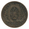 PC-1B4 1844 Province of Canada Bank of Montreal Half Penny Token VG-F (VG10)