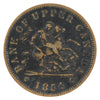 PC-6C2 1854 Province of Canada, Bank of Upper Canada Penny Token VF-EF (VF30)