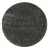 AM-1A4 Copper Preferable to Paper For General Accommodation Half Penny Token F-VF (F15)